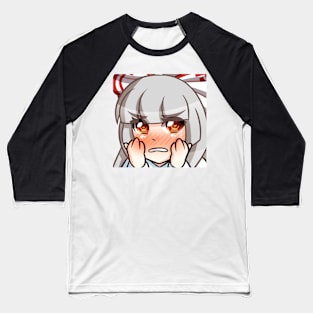 Fujiwara no Mokou Blush Baseball T-Shirt